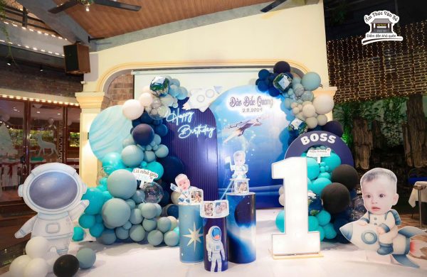 Trang trí tiệc sinh nhật Boss Đắc Quang