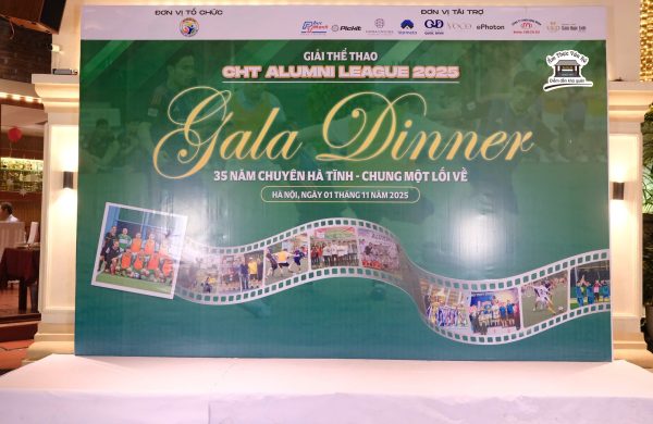 Trang trí tiệc Gala Dinner của Giải thể thao CHT Alumni League 2025