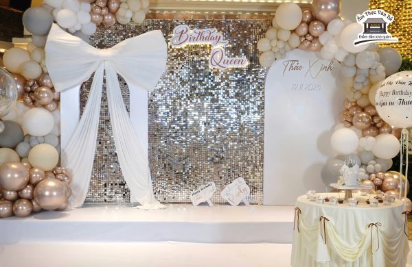 Trang trí tiệc sinh nhật chị Thảo Xinh
