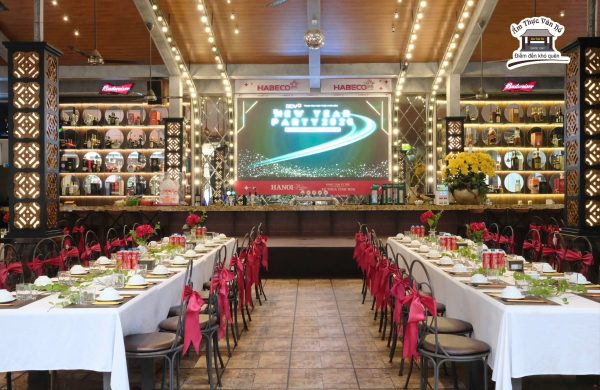 Trang trí tiệc New Year cho Ngân hàng BIDV