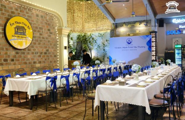 Ẩm thực Vân Hồ 2B Hoa Lư – Nhà hàng liên hoan tại Hà Nội lý tưởng