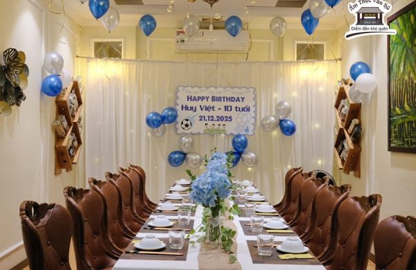 Gợi ý nhà hàng ăn có phòng riêng tại Hà Nội phù hợp cho tiếp khách và gặp gỡ