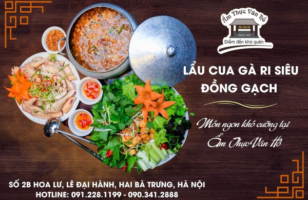 Lẩu cua đồng gà ri – Lưu luyến hương vị đồng quê – Chinh phục mọi khách hàng
