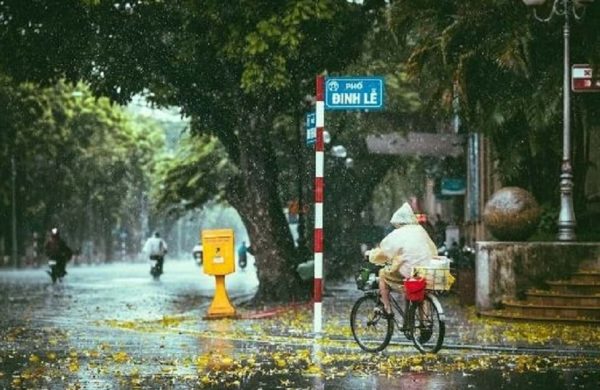 Mùa mưa Hà Nội và những hình ảnh đẹp dịu dàng man mác