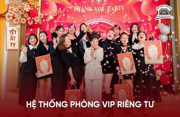 Tất niên hội họp cuối năm tổ chức tại đâu? Chọn Ẩm thực Vân Hồ