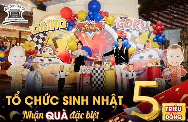 Tổ chức sinh nhật – nhận quà lên đến 5 triệu đồng