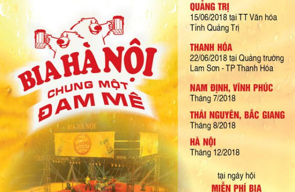 Tưng bừng chào đón ngày hội Bia Hà Nội 2018