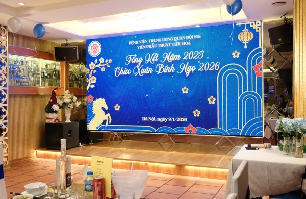 Trang trí Tiệc Year End Party cho Bệnh viên 108