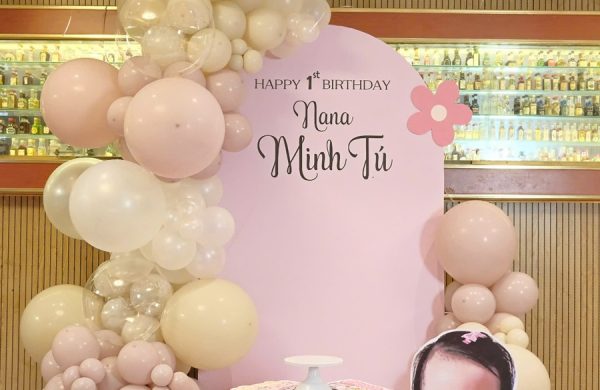 Trang trí tiệc sinh nhật bé Nana – Minh Tú